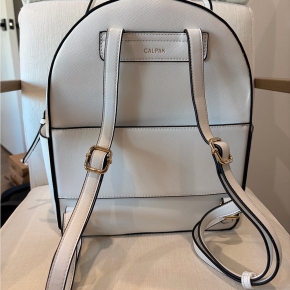 Calpak Cream Backpack with Black Detailing - Picture 4 of 8